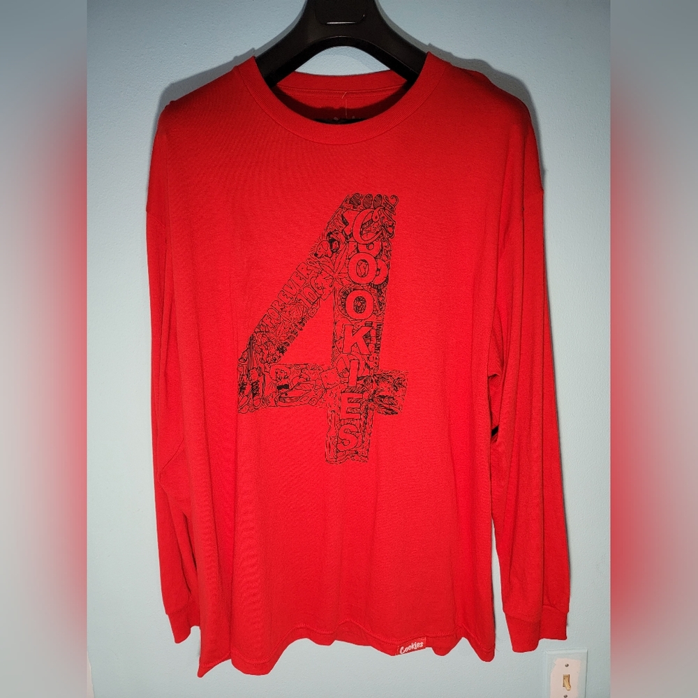 Men cookies longsleeve shirt xl #4